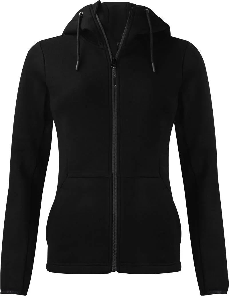Cutter & Buck Pemberton Jacket Women – Damen Kapuzen Sweatjacke – Black