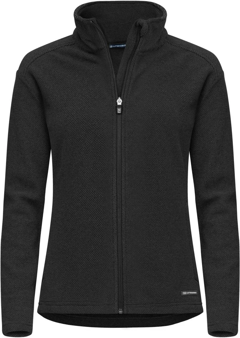 Cutter & Buck Hunts Fleece Jacket Women – Damen Fleece Jacke "Hunts Point" – Black