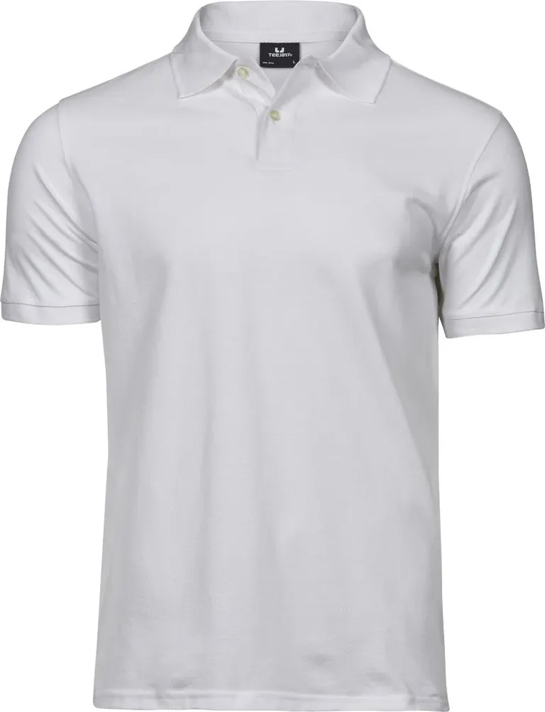 TEE JAYS TJ 1400 – Schweres Piqué Polo – White