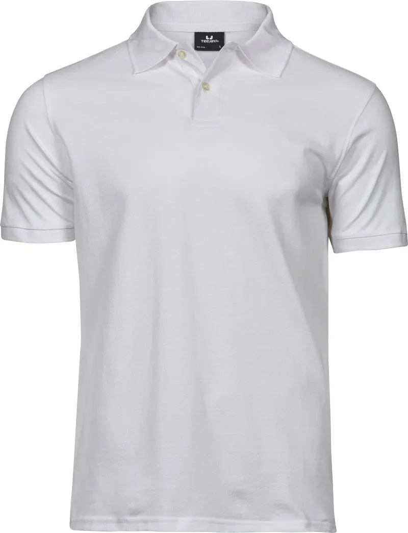 TEE JAYS TJ 1400 – Schweres Piqué Polo – White