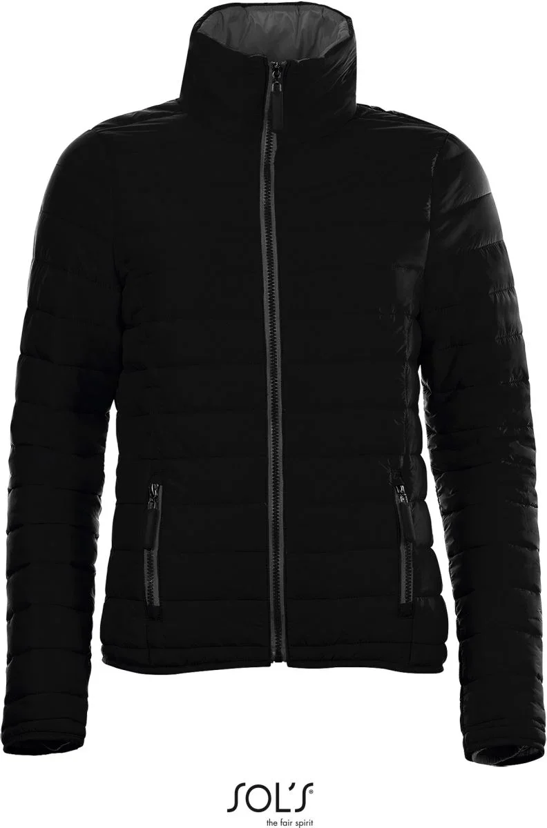 SOL's Collection Ride Women – Leichte Damen Steppjacke – Black