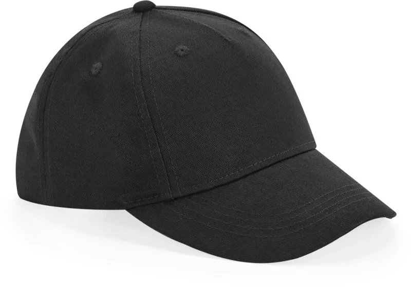 Beechfield B 63NB – 5 Panel Kappe "Junior" – Black
