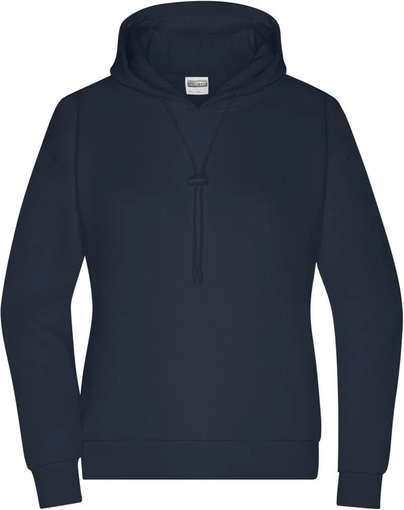 James & Nicholson 8033 – Damen Kapuzen Sweater "Lounge" – Navy