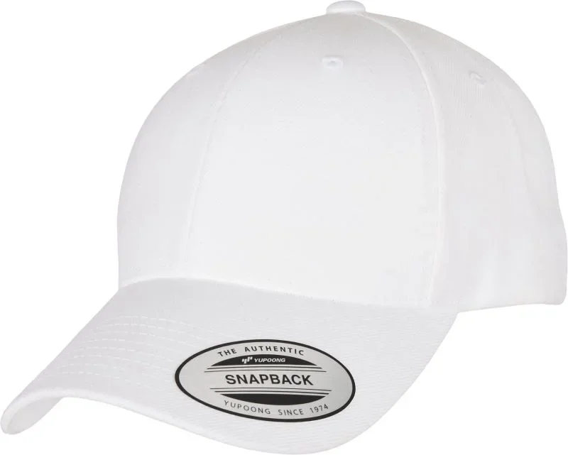 Flexfit 6789 – 6 Panel Snapback Kappe – White
