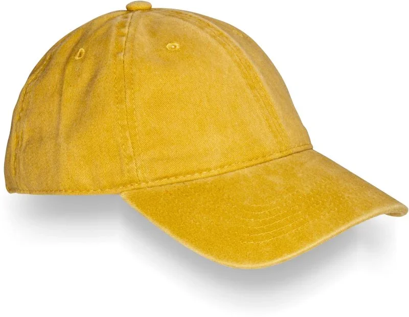 Result Headwear RC 092X – 6 Panel Vintage Kappe "Pure Cotton" – Vintage Mustard