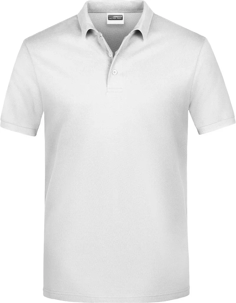 James & Nicholson JN 792 – Herren Piqué Polo – White