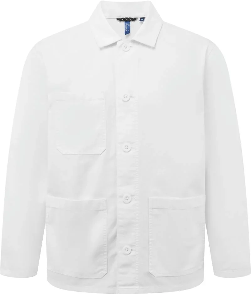 Premier PR 022 – Hemdjacke "Utility 2.0" – White