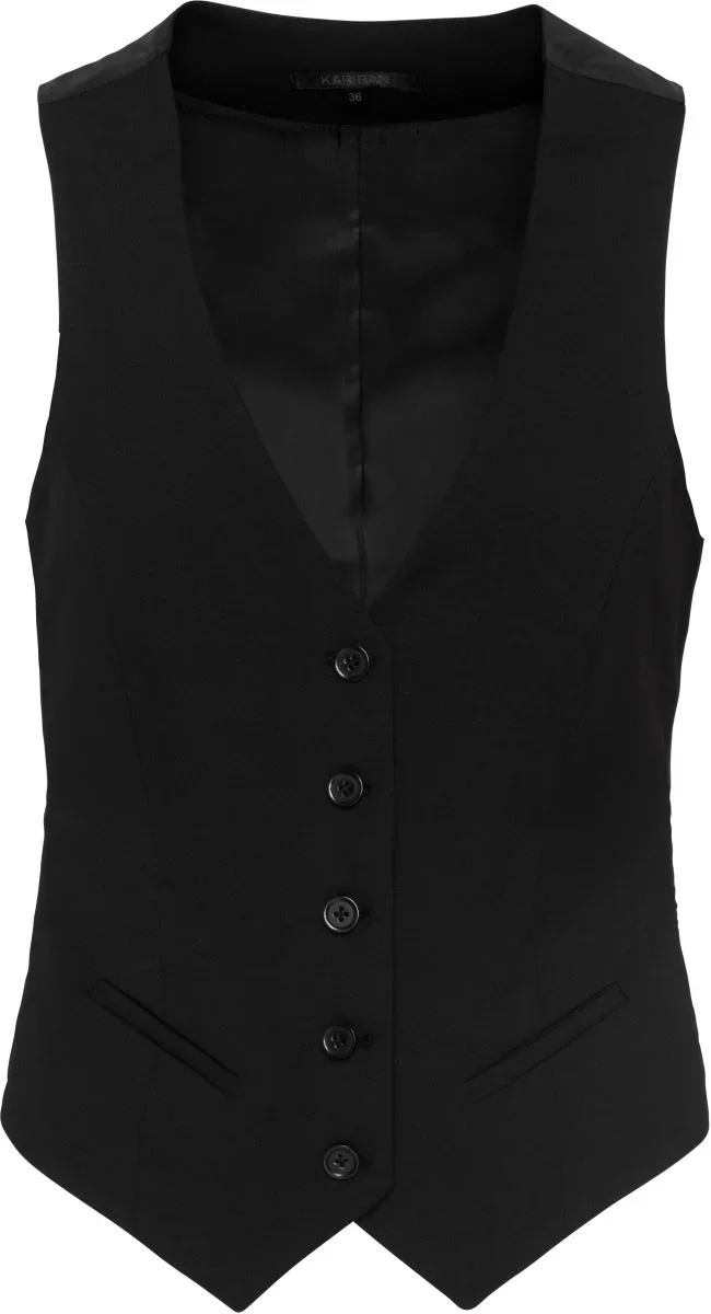 Kariban K 502 – Damen Weste – Black