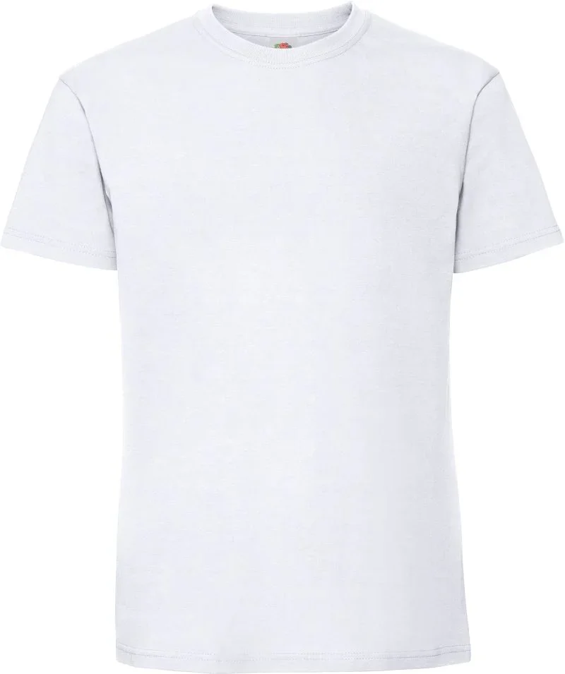 Fruit of the Loom Iconic 195 T – Schweres Herren T-Shirt – White