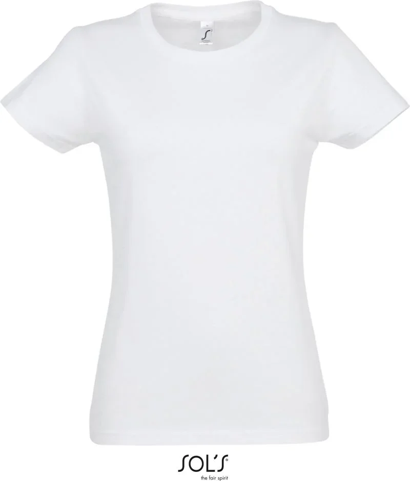 SOL's Collection Imperial Women – Schweres Damen T-Shirt – White