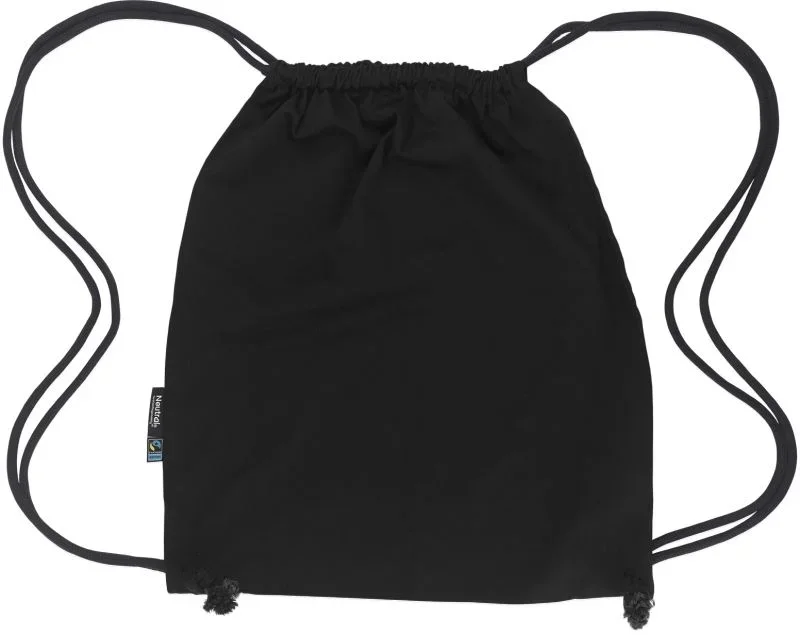 Neutral O 90020 – Bio Fairtrade Twill Turnbeutel – Black