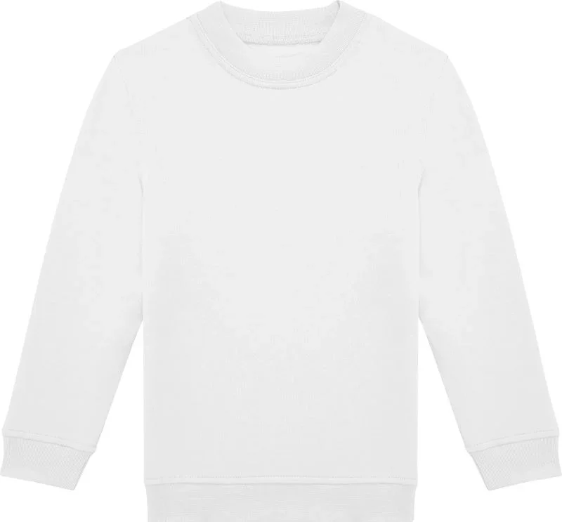 B&C Collection ID.332 Crew – Kinder Sweater – White
