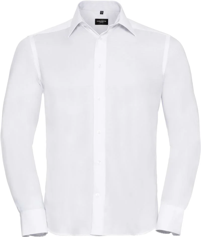 Russell Athletic 958M – Hemd langarm bügelfrei – White
