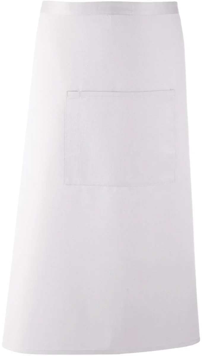 Premier PR 158 – Hüftschürze lang "Colours" – White