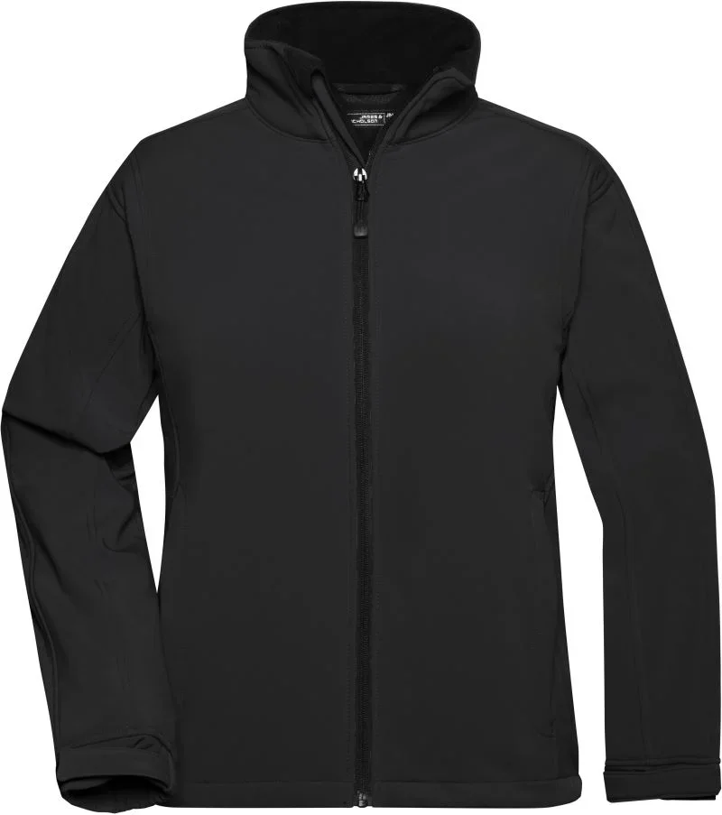 James & Nicholson JN 137 – Damen 3-Lagen Softshell Jacke – Black