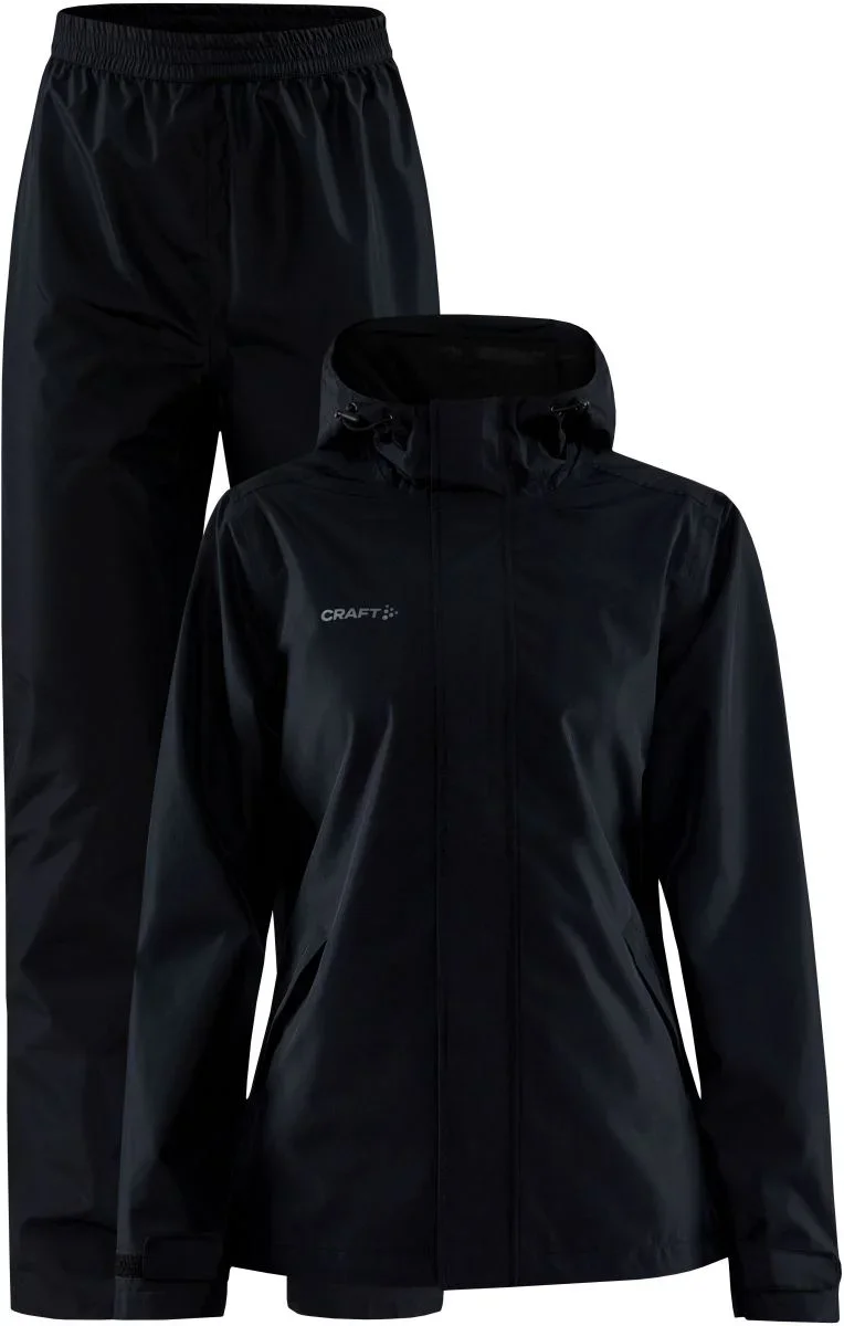 Craft Corporate CORE Explore Rain Set W – Damen Regenanzug Set – Black