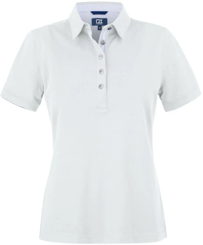 Cutter & Buck Advantage Premium Polo W – Damen Piqué Polo – White