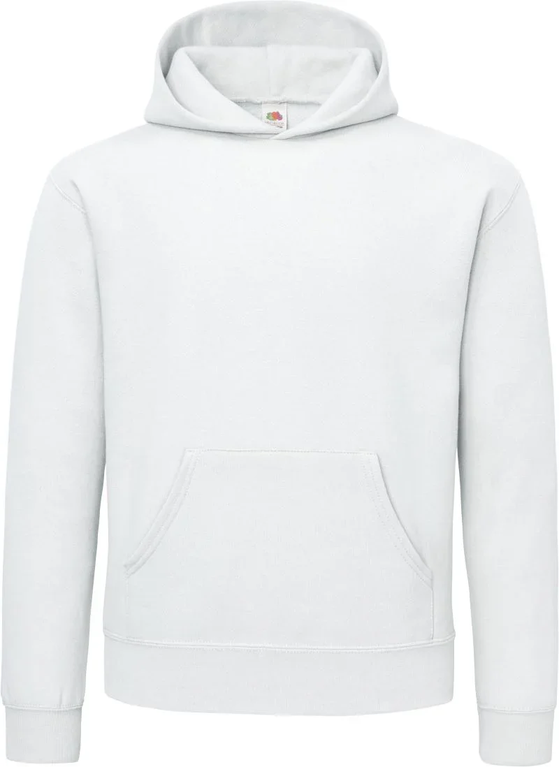 Fruit of the Loom Supercotton™ Hooded Sweat – Kapuzen Sweater "Supercotton™" – White