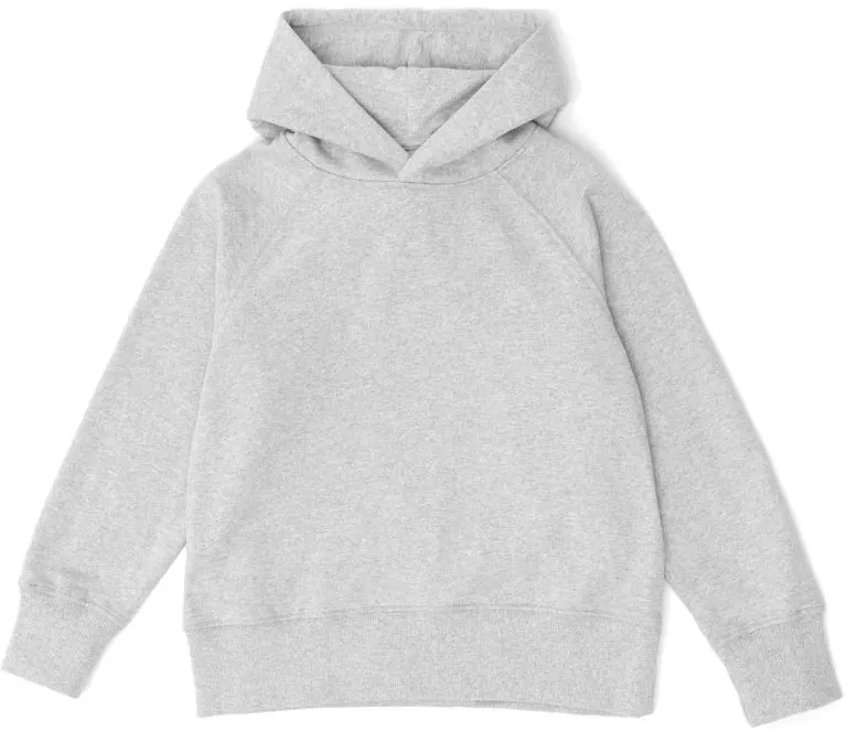 Pure Waste KDHD – Kinder Kapuzen Sweater – Grey Melange