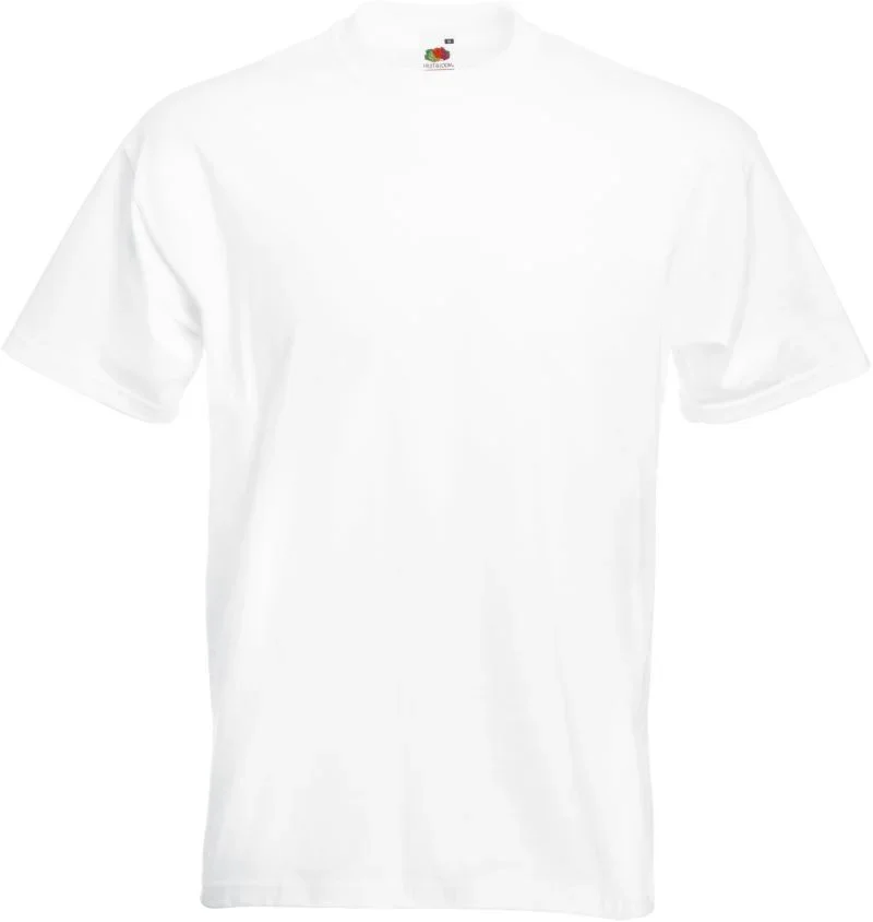 Fruit of the Loom Super Premium T – T-Shirt – White