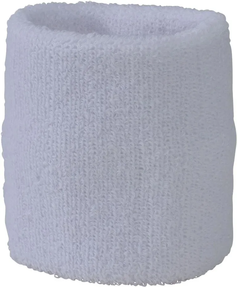 Myrtle Beach MB 43 – Frottee Armschweißband – White