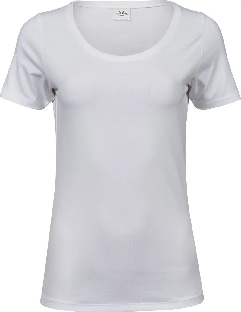 TEE JAYS TJ 450 – Damen Stretch T-Shirt – White