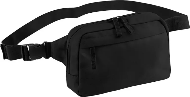 BagBase BG 187 – Gürteltasche "Premium Recycled" – Black