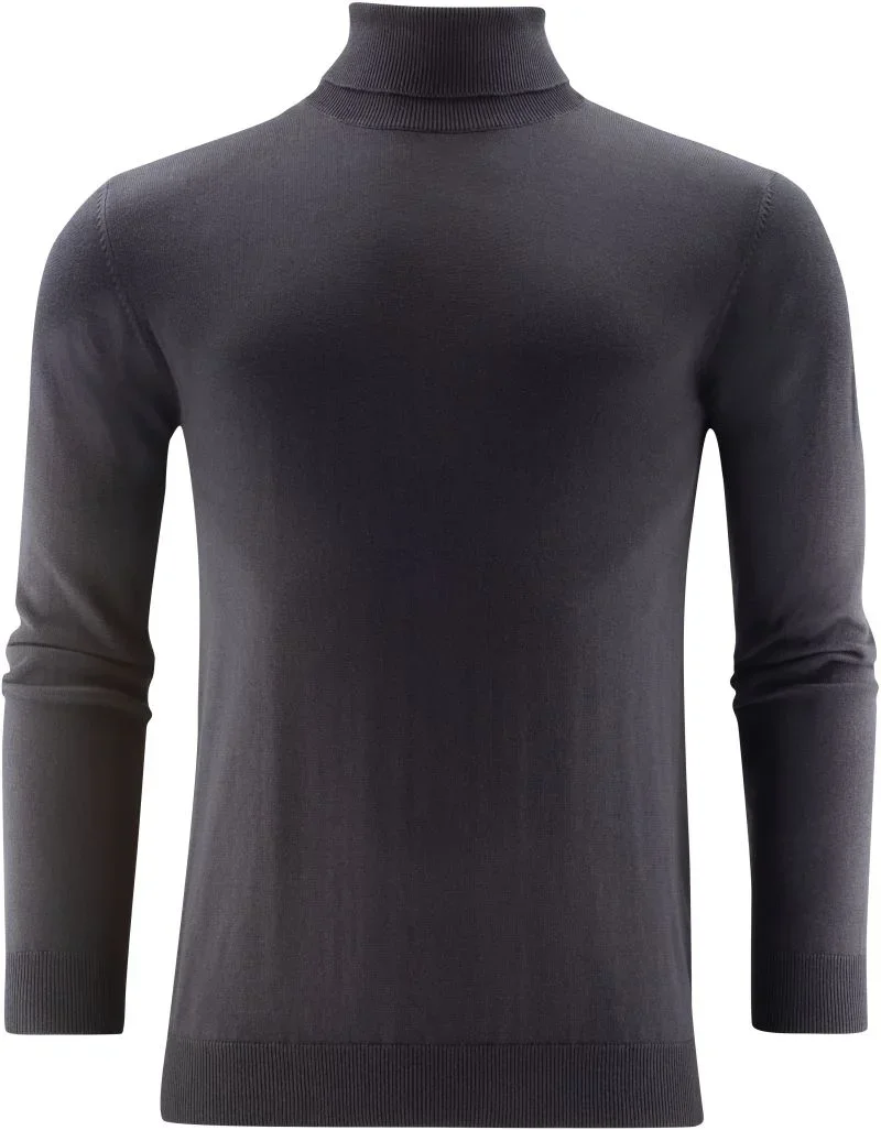 James Harvest Ashland Turtle – Herren Rollkragen Pullover – Black