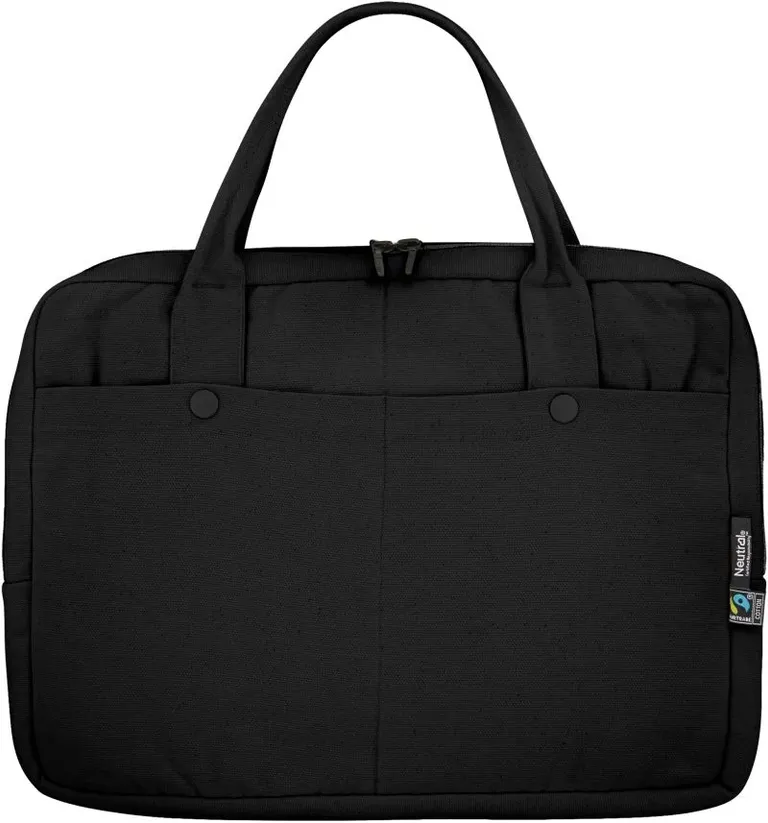 Neutral O 90045 – Bio Fairtrade Business Tasche – Black