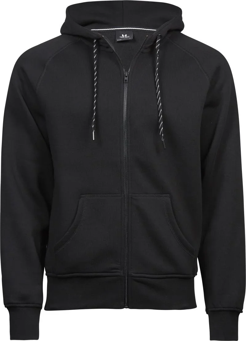 TEE JAYS TJ 5435 – Herren Kapuzen Sweatjacke – Black