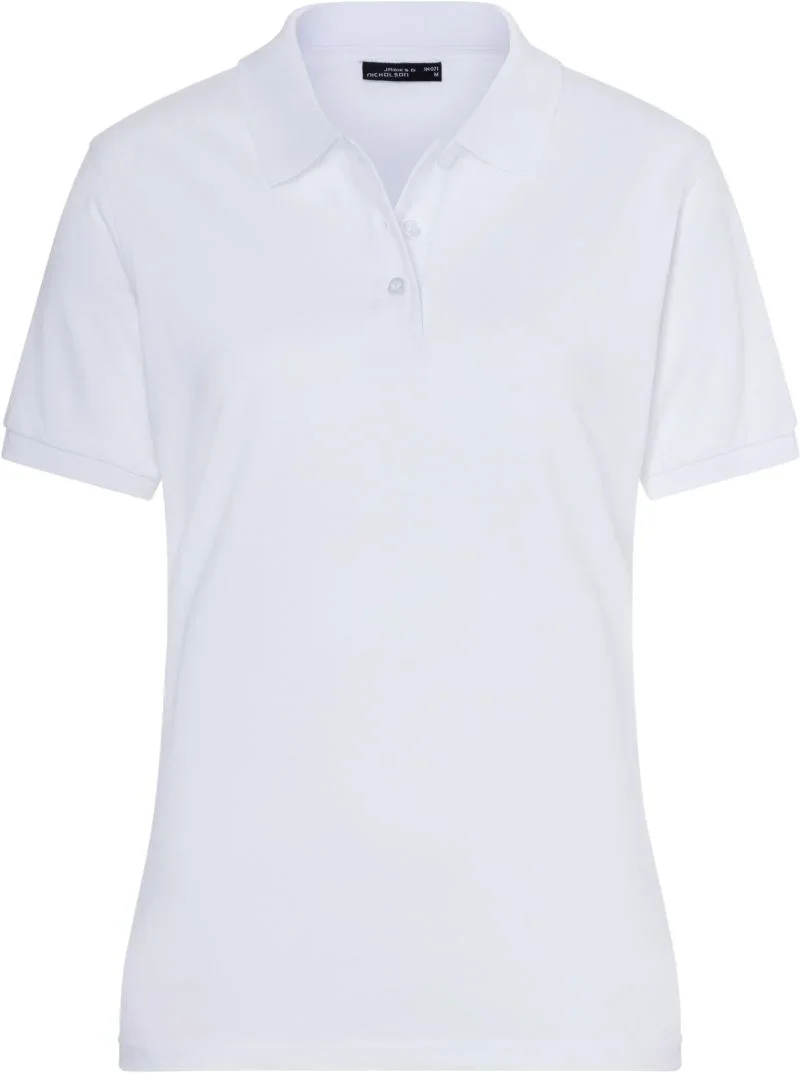 James & Nicholson JN 71 – Damen Piqué Polo – White