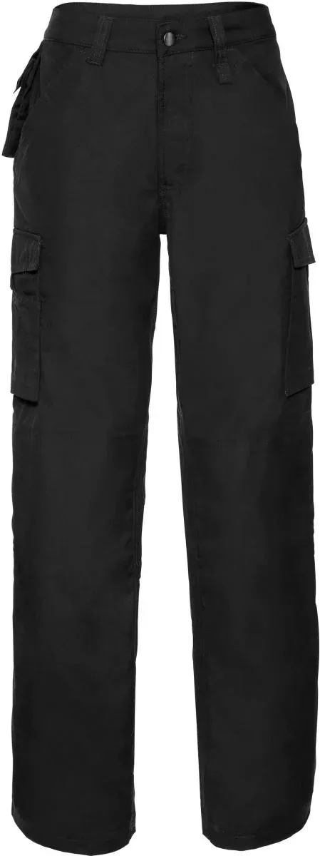 Russell Athletic 015M, Length = 34" – Workwear Canvas Hose – Black