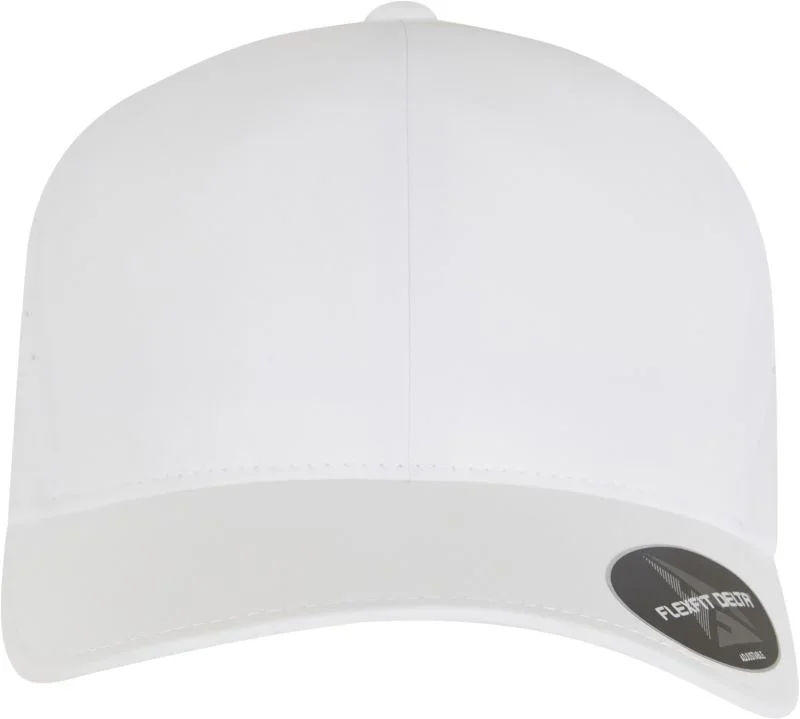Flexfit 180AP – 6 Panel Laser Cut Kappe "Delta" – White