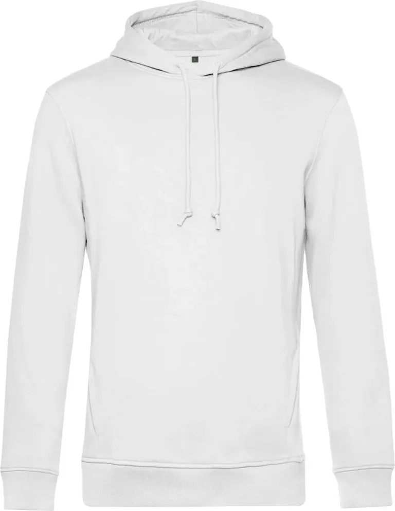 B&C Collection Inspire Hooded – Herren Kapuzen Sweater – White