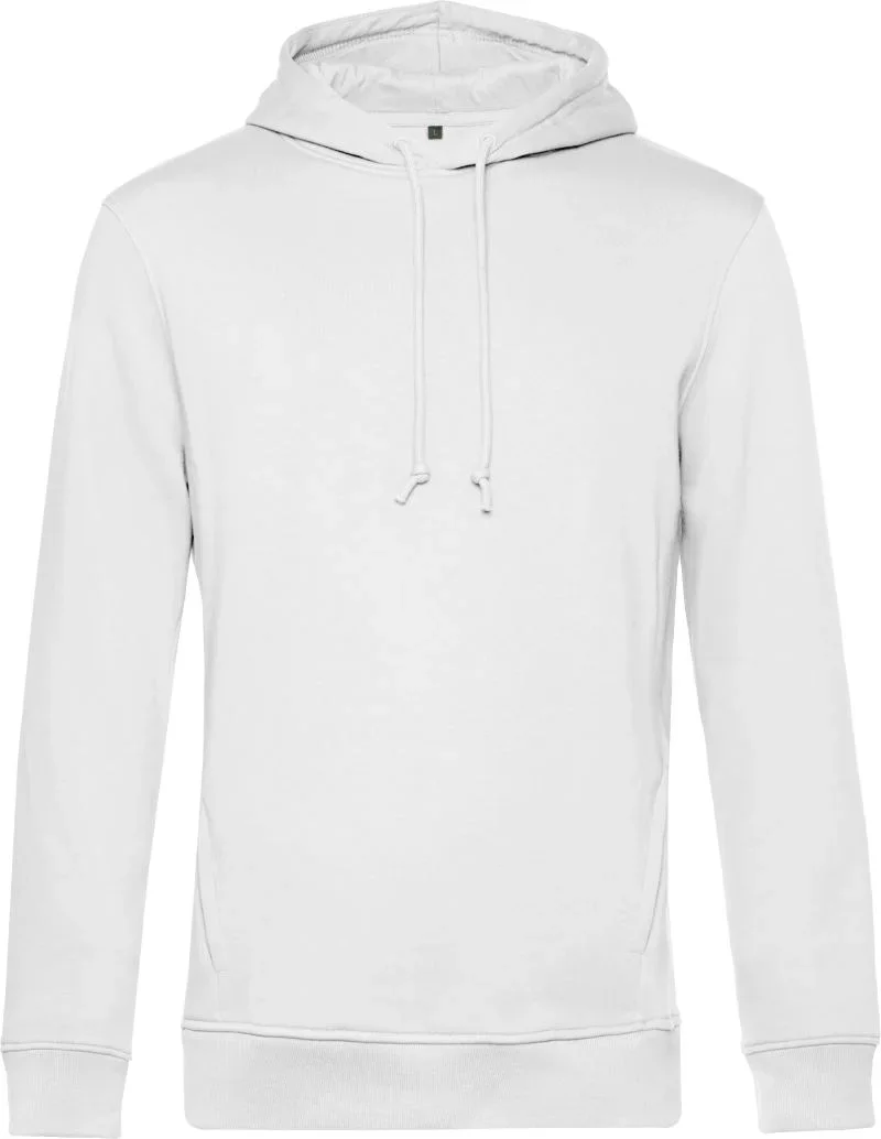 B&C Collection Inspire Hooded – Herren Kapuzen Sweater – White