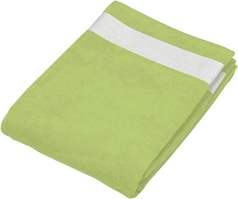 Kariban K 118 – Velours Strandtuch – Lime/White