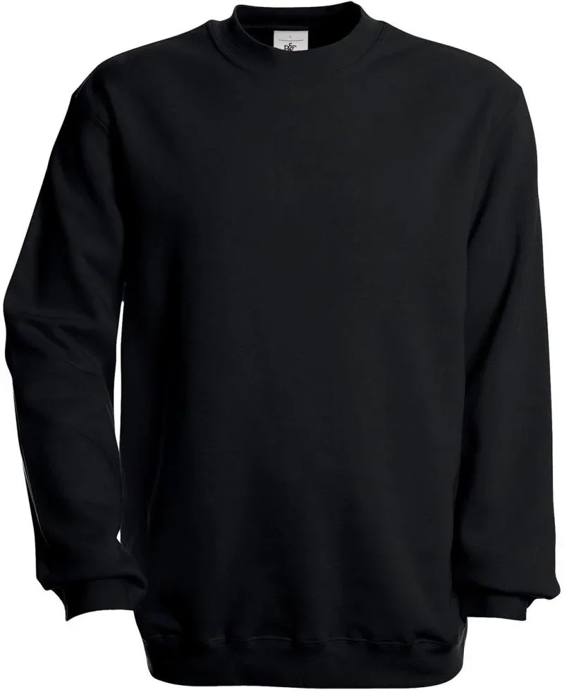 B&C Collection Set In – Sweater – Black