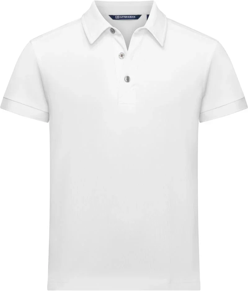 Cutter & Buck Virtue Polo Solid Junior – Kinder Funktions Polo – White