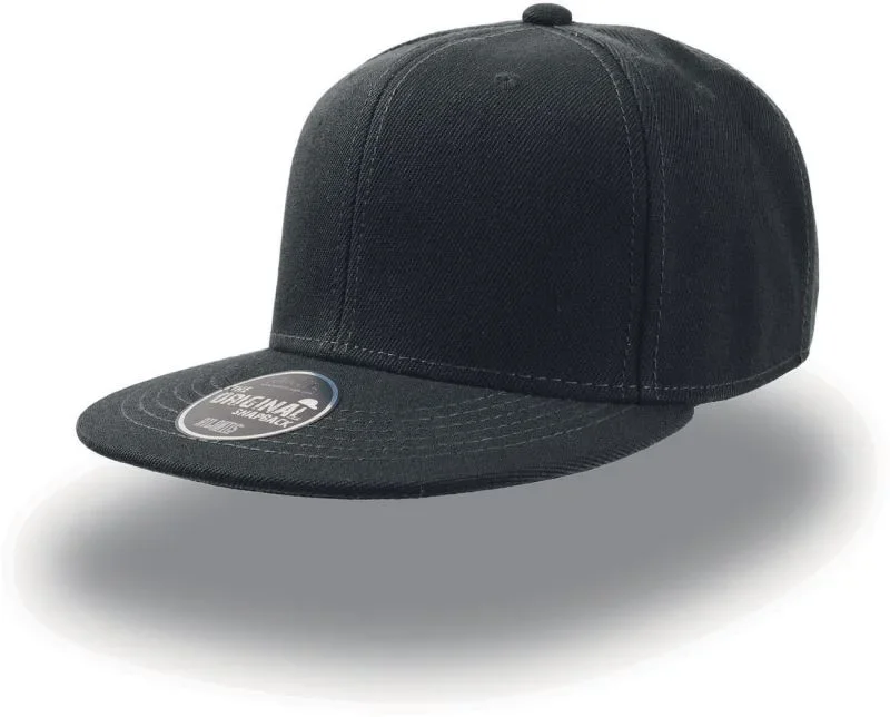 Atlantis Snap Back – 6 Panel Kappe "Snap Back" – Black