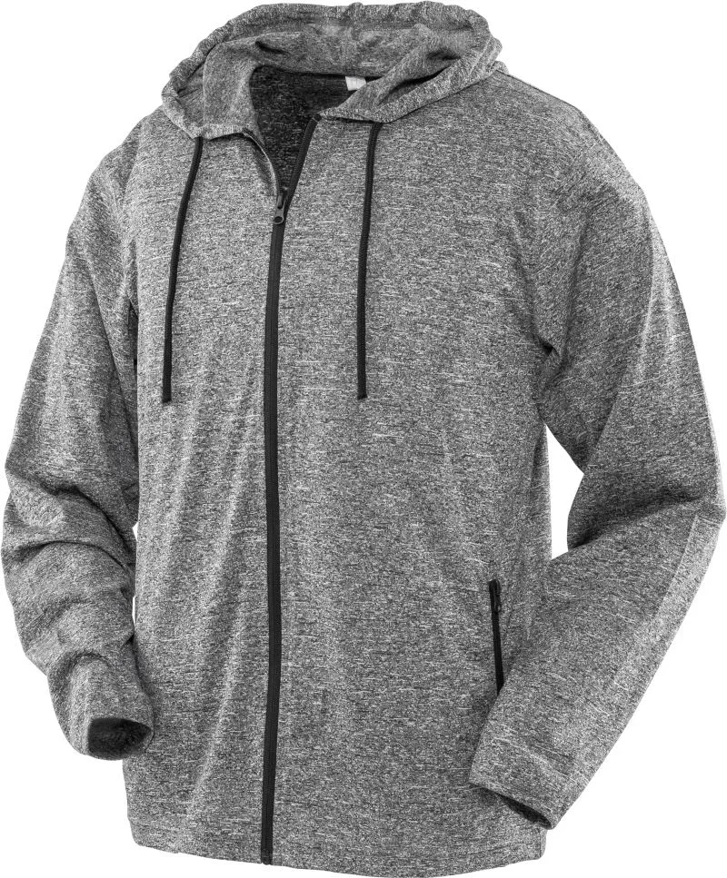 Spiro S 277M – Herren Kapuzen Sweatjacke – Marl Grey