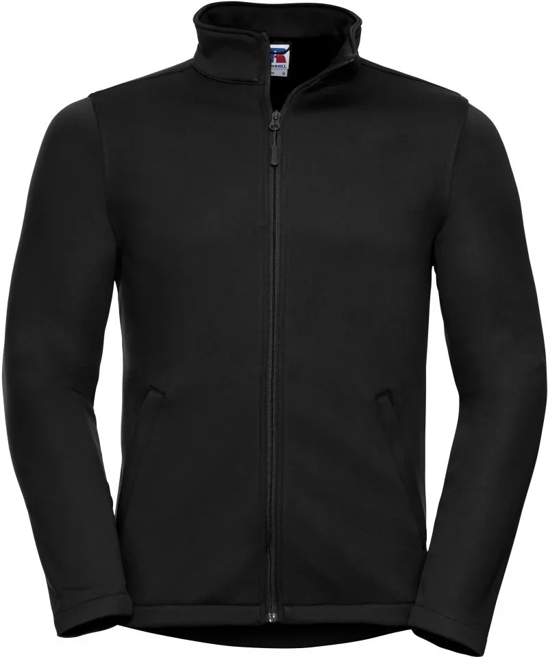 Russell Athletic 040M – Herren 2-Lagen SmartSoftshell Jacke – Black
