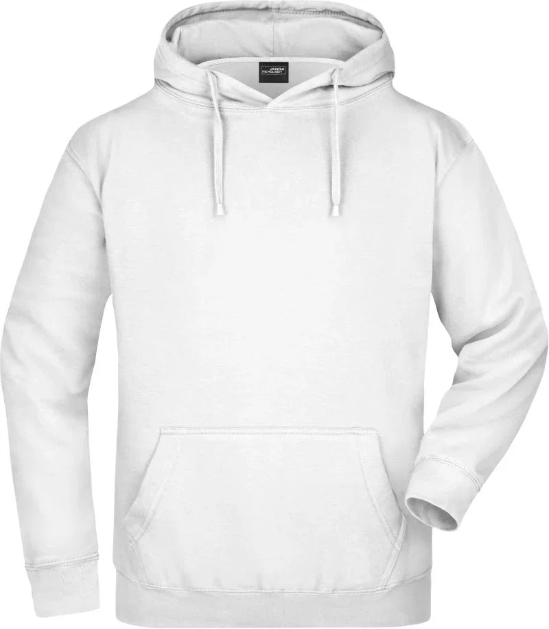 James & Nicholson JN 47 – Kapuzen Sweater – White