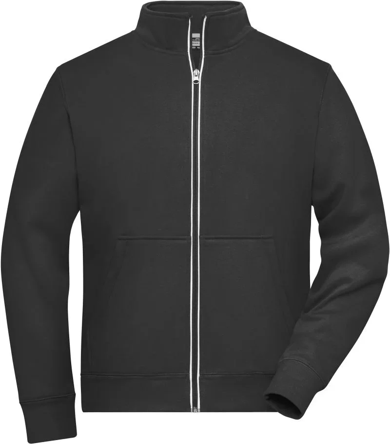 James & Nicholson JN 1810 – Herren Doubleface Work Jacket - Solid – Black
