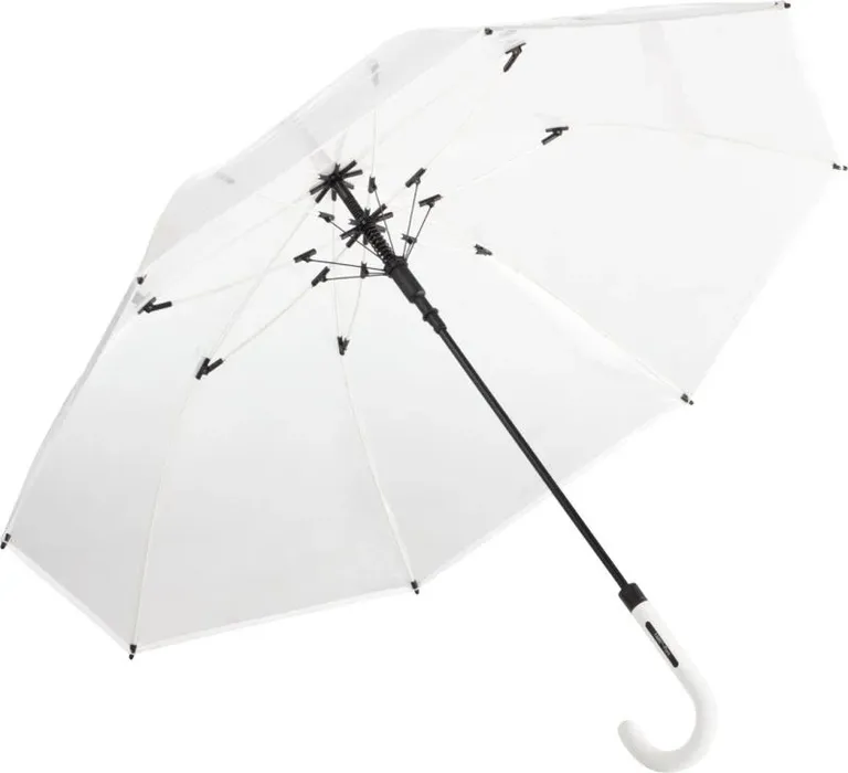 Fare 7112 – Transparenter Automatik Stockschirm – White