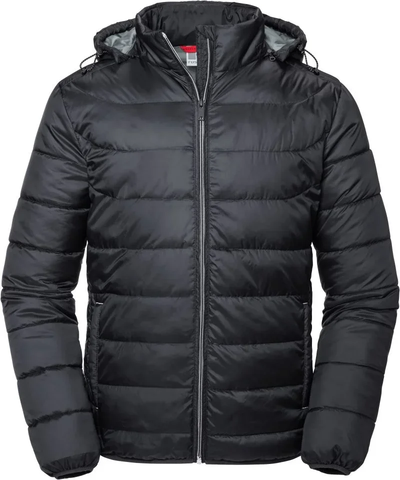 Russell Athletic 440M – Herren Nano Kapuzenjacke – Black