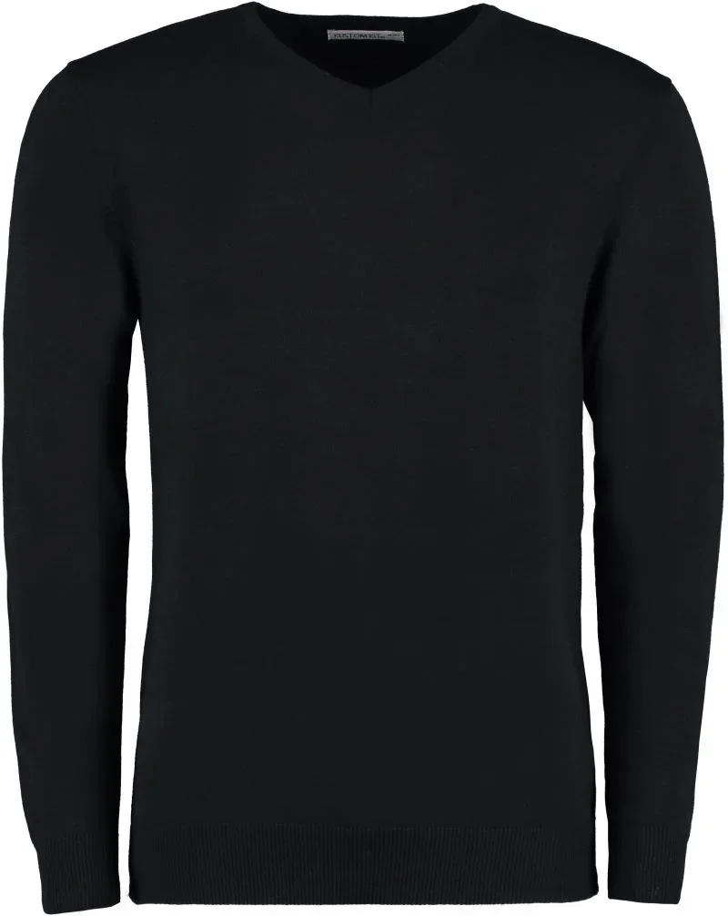 Kustom Kit KK 352 – Herren Strickpullover – Black