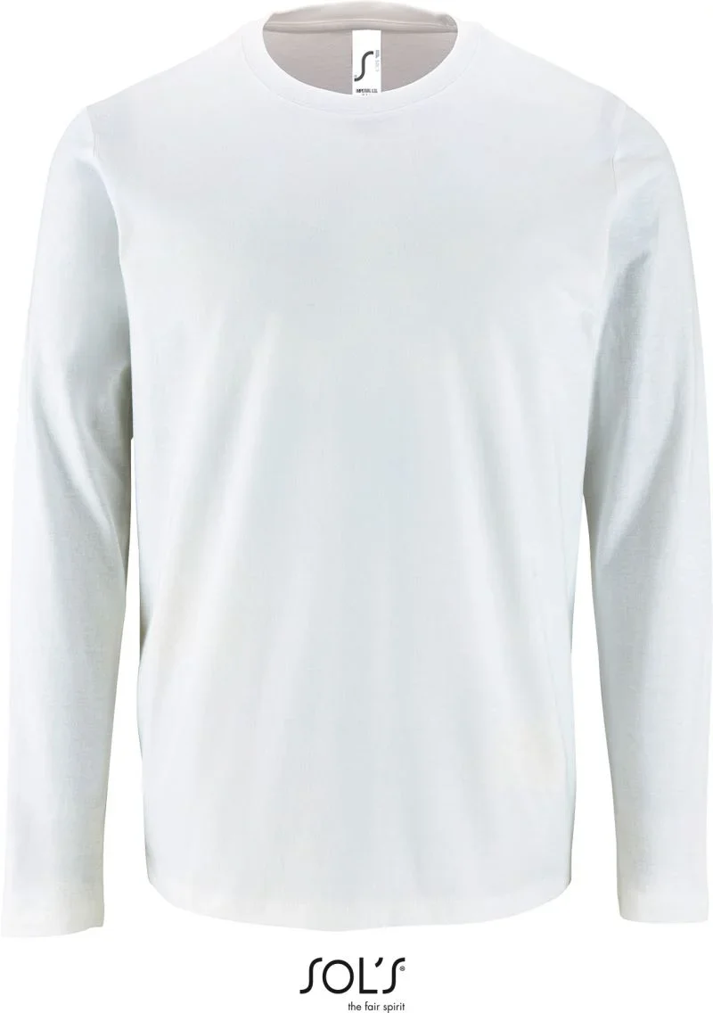 SOL's Collection Imperial LSL Men – Herren T-Shirt langarm – White
