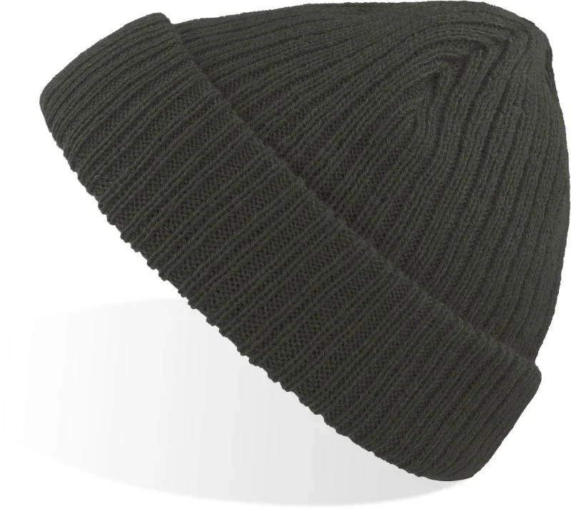 Atlantis Docker – Melange Strickmütze "Docker" – Forest Green