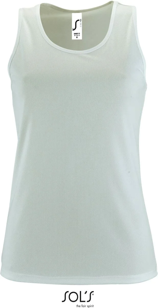 SOL's Collection Sporty TT Women – Damen Sport Tanktop – White