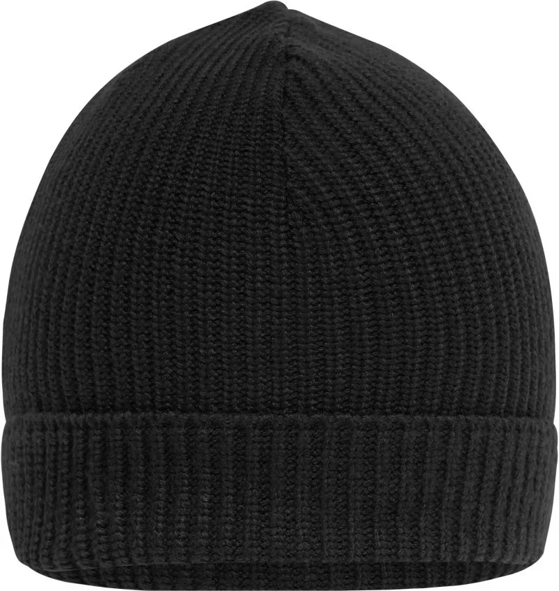Myrtle Beach MB 7137 – Workwear Beanie – Black